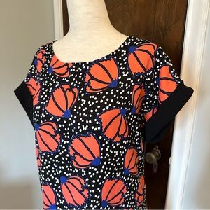 Pinkyotto Floral Short Sleeve Shift Dress S/M